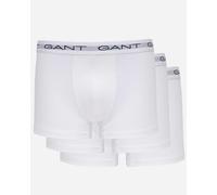 GANT Mens Slim Fit Cotton Jersey Trunks 3-Pack - 110 White