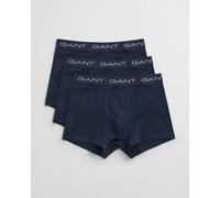 GANT Men's Trunk 3-Pack Underwear, Navy, One Size (Pack of 3)