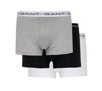 GANT Mens Slim Fit Cotton Jersey Trunks 3-Pack - 94 Light Grey Melange - 94 Light Grey Melange - L