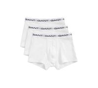 Gant Mens Slim Fit Cotton Jersey Trunks 3-Pack - White - Size X-Large