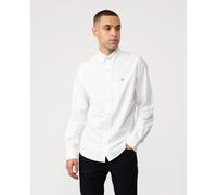 Gant Mens Slim Fit Long Sleeve Oxford Shirt - White - Size X-Large