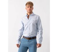 Gant Slim Fit Poplin Long Sleeve Shirt Blue 2XL Men