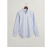 Gant Mens Slim Fit Long Sleeve Poplin Shirt - Blue Cotton - Size 2XL