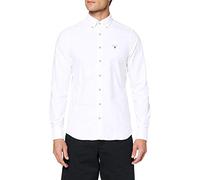 GANT Men's Slim Oxford Shirt, White, XL