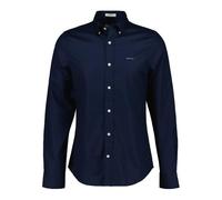 GANT Men's Slim Pinpoint Oxford Shirt Dress, Navy, M
