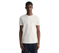 GANT Men's Slim Pique Ss T-Shirt, Eggshell, XL