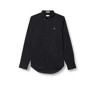 GANT Mens Slim Fit Long Sleeve Poplin Shirt - 5 Black