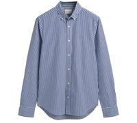 Gant for man. 3000132 Slim Fit Poplin Striped Shirt blue (S), Casual, Cotton, Classic, Long sleeve