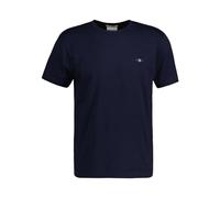 GANT Men's Slim Shield SS T-Shirt, Evening Blue, S