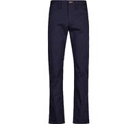 GANT Men's Slim Twill Chinos Dress Pants, Navy, 36 W/36 L