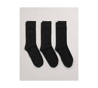 Gant Men's Soft Cotton 3 Pack Sock Black | Size: 42 Gant Black 42