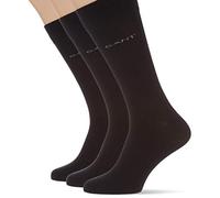 Gant 3 Pack Mens Soft Cotton Socks - Black - Size UK 6-8