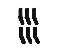 Gant 6 Pack Mens Soft Cotton Socks - Black - Size UK 9-11