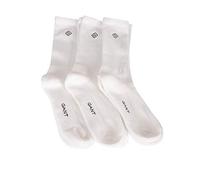 GANT Men's SPORT SOCKS 3-PACK Socks, White,