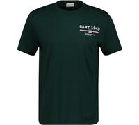 GANT Mens Ss T-Shirt Eggshell Tarten Green M