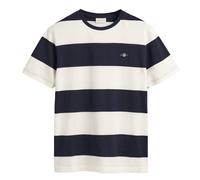 GANT Men's Striped - BAR Stripe T-Shirt, Crew Neck ,short Sleeve,Cotton