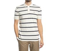 GANT Men's Striped Polo Shirt, Cream, XL
