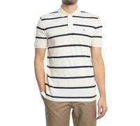 GANT Men's Striped Polo Shirt, Cream, XL