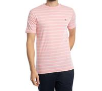 GANT Men's Striped T-Shirt, Pink