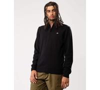 GANT Men's Superfine Lambswool Half Zip Pullover Sweater, Black, L