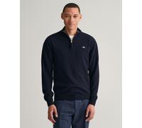 Gant Superfine Lambswool Half Zip Marine Size: SIZE L
