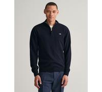 Men's GANT Mens Superfine Lambswool Half Zip Cardigan - Navy - Size: Regular/36