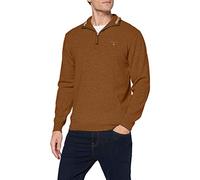 Gant Superfine Lambswool Half Zip Sweater Blue 2XL Men