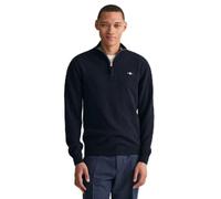 Men's GANT Mens Superfine Lambswool Half Zip Cardigan - Navy - Size: 48/Regular