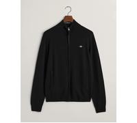 GANT Men's Superfine Lambswool Zip Cardigan - Black