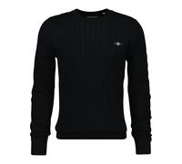 GANT Men's Sweater - COTTON CABLE C-NECK, Cable Knit, Round Neck, Cotton...