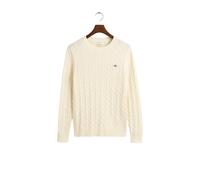 Gant Mens sweater - Cream Cotton - Size Small