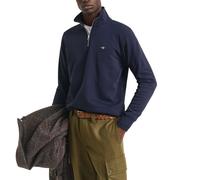 GANT Mens Half Zip Sweatshirt - Evening 433 - L