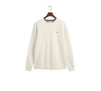 Gant Mens sweatshirt - White Cotton - Size Medium