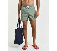 GANT Mens Swim Shorts with Embroidered Shield Logo - 362 Kalamata Green - 362 Kalamata Green - XL