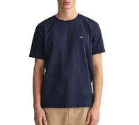 Gant Mens T-Shirt Original Short Sleeve Crew Neck Evening Blue