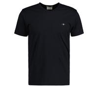 GANT Men's T-Shirt, Slim Fit - Slim Shield V-Neck T-Shirt, short Sleeve, C