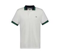 GANT Men's Texture Popcorn SS Polo Shirt, Eggshell, M