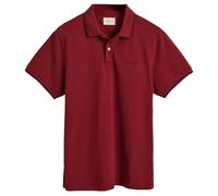 GANT Men's Tipping SS Pique Rugger, Plumped Red, XXL