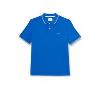 GANT Men's Tipping SS Pique Rugger Polo Shirt, Lapis Blue, M