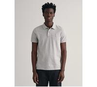 GANT Men's Tonal Shield Polo Shirt - Grey