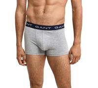 GANT Men's Trunk 3-Pack Boxer Shorts, Light Grey Mix, M