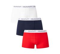 GANT Men's Trunk 3 Pack Boxer Shorts Multicoloured Standard, Multi-Coloured, One Size