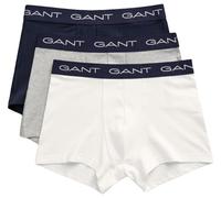 GANT Men's Trunk 3-Pack Underwear, White, One Size (Pack of 3)