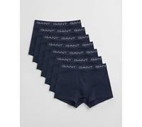 GANT 7-Pack Regular Waist Boxer Trunks, Marine - Large