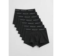 Gant Mens Trunk 7-Pack - Black Cotton - Size Medium