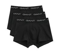 GANT Men's Trunks, Pack of 3, Underwear, Black, Standard (Pack of 3), black, One Size