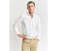 GANT Mens White Regular Fit Classic Oxford Shirt
