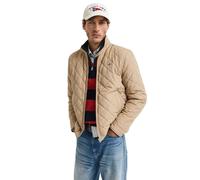Gant Mens Windcheater Diamond Quilt JacketS Khaki GT49850