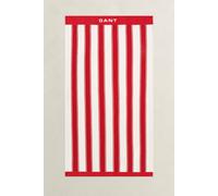 Gant Men's Yacht Stripe Beach Towel Rose Red Gant Red
