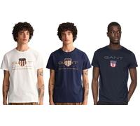 Gant Men'sShield Logo T-Shirts: Archive Shield T-Shirt/White/XL